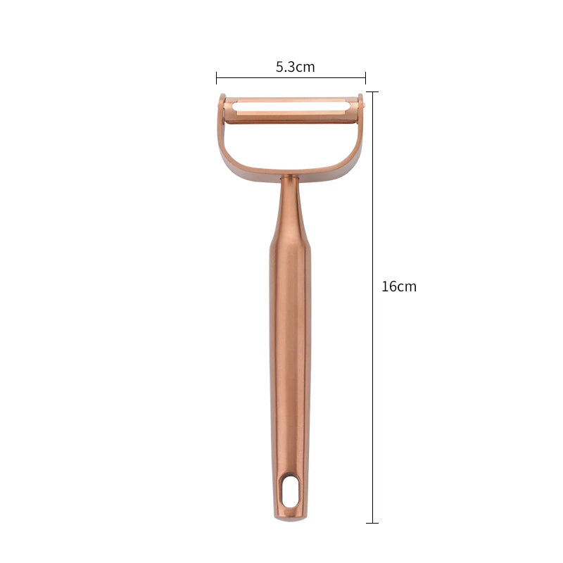 New Gold Fruit Peeler Stainless steel Potato Peeler Vegetables Grater Cutter Julienne Metal Fruit serving tools Kitchen Gadgets