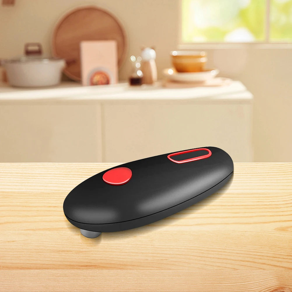 Electric Bottle Opener One Touch Hand Held Can Opener with Smooth Edge Auto Electric Can Opener for Kitchen Gadgets