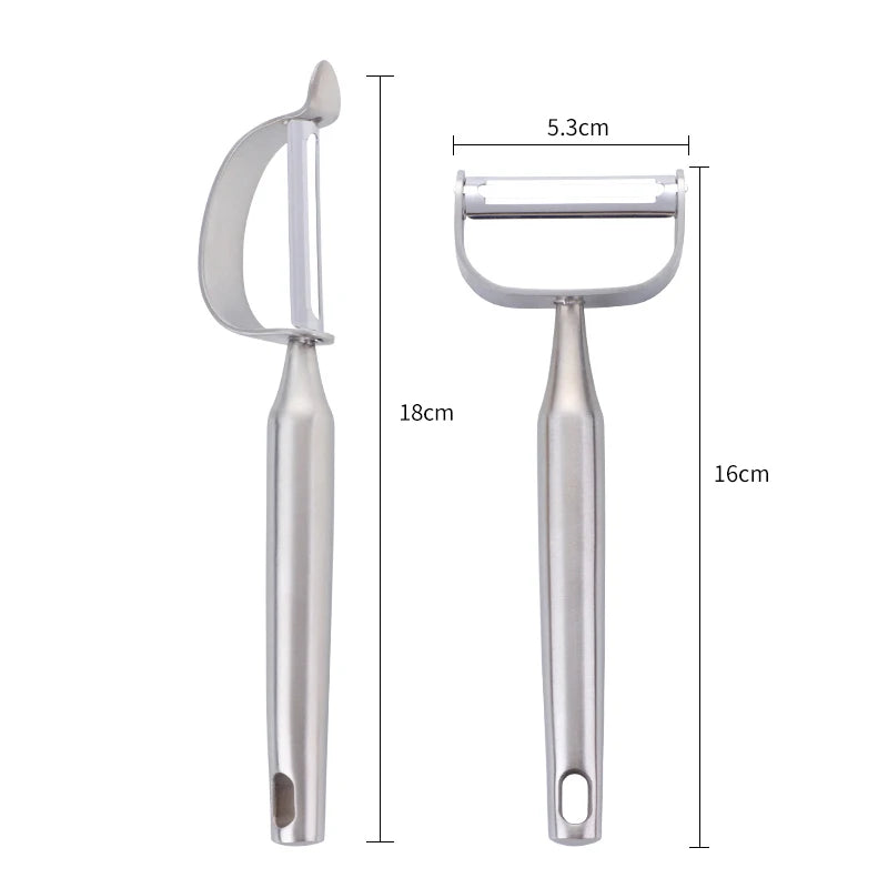 New Gold Fruit Peeler Stainless steel Potato Peeler Vegetables Grater Cutter Julienne Metal Fruit serving tools Kitchen Gadgets