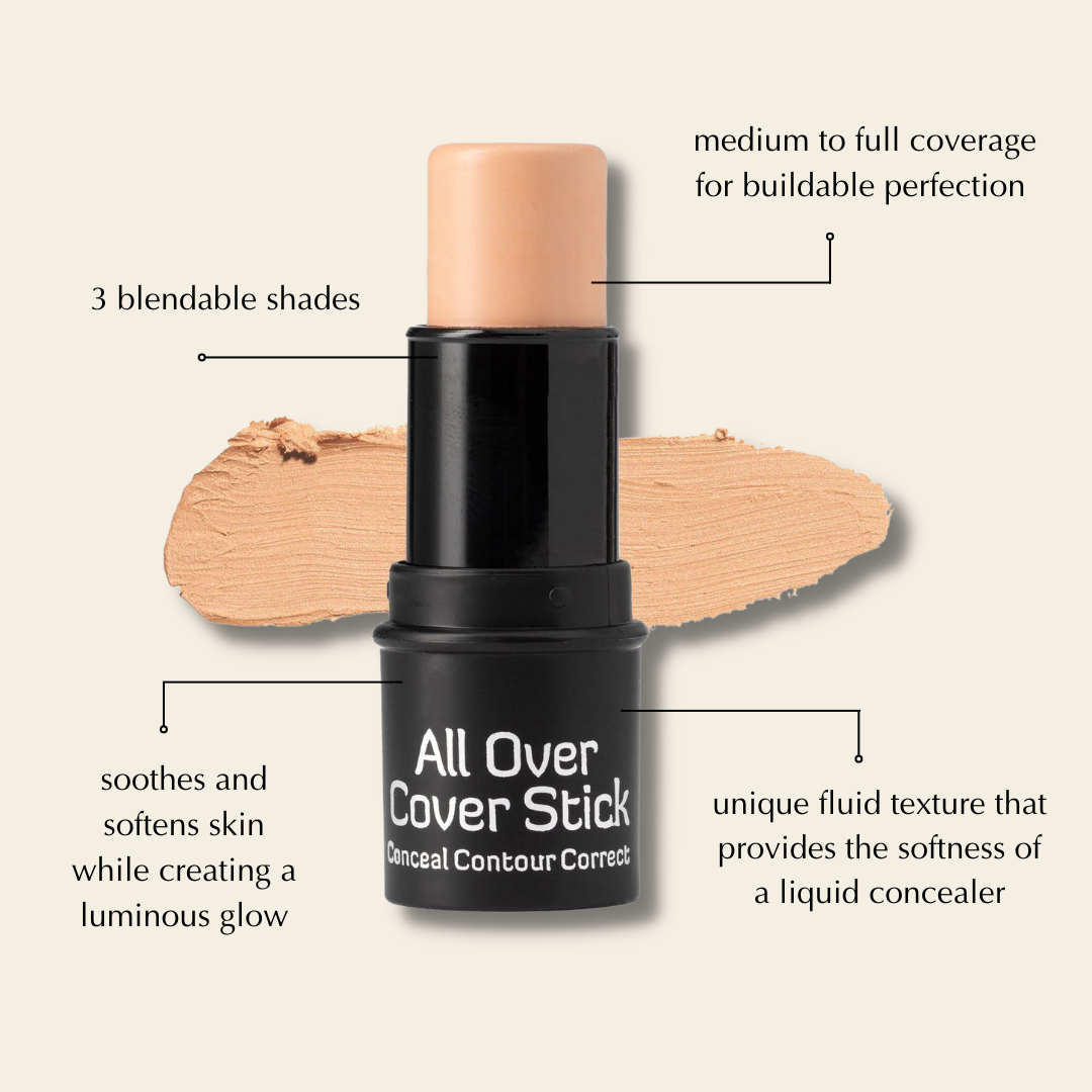 Gluten-Free Concealer Stick – Nut-Free, Vegan Color Corrector for Dark Circles & Redness