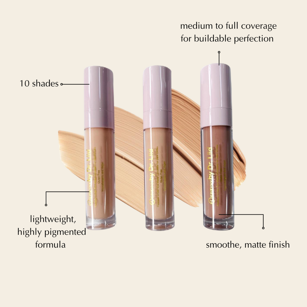 Gluten-Free Matte Concealer – Nut-Free, Vegan, Full Coverage & Long-Wearing