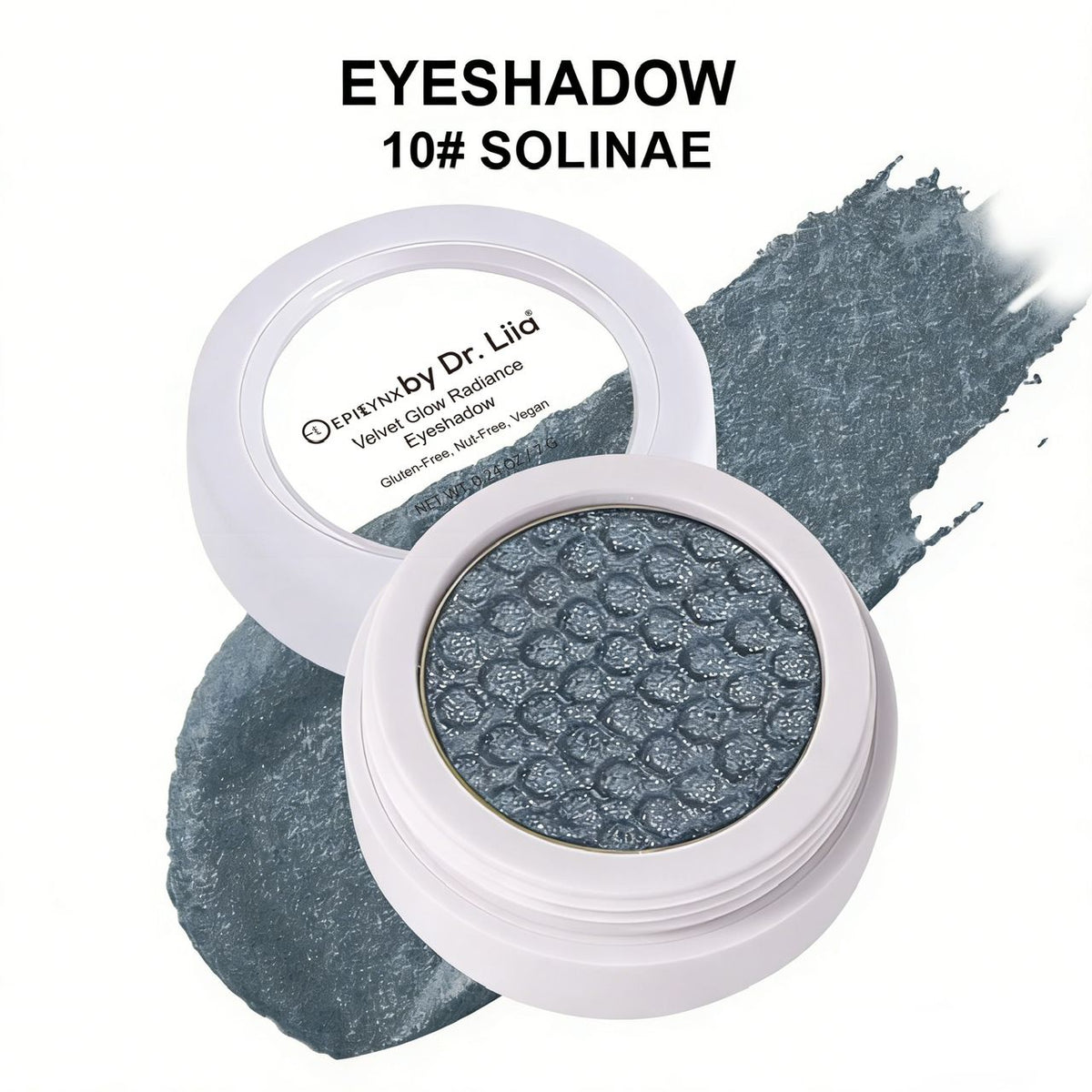 Gluten-Free Eyeshadow – Nut-Free, Vegan & Egg-Free Creamy Radiance in 20 Shades