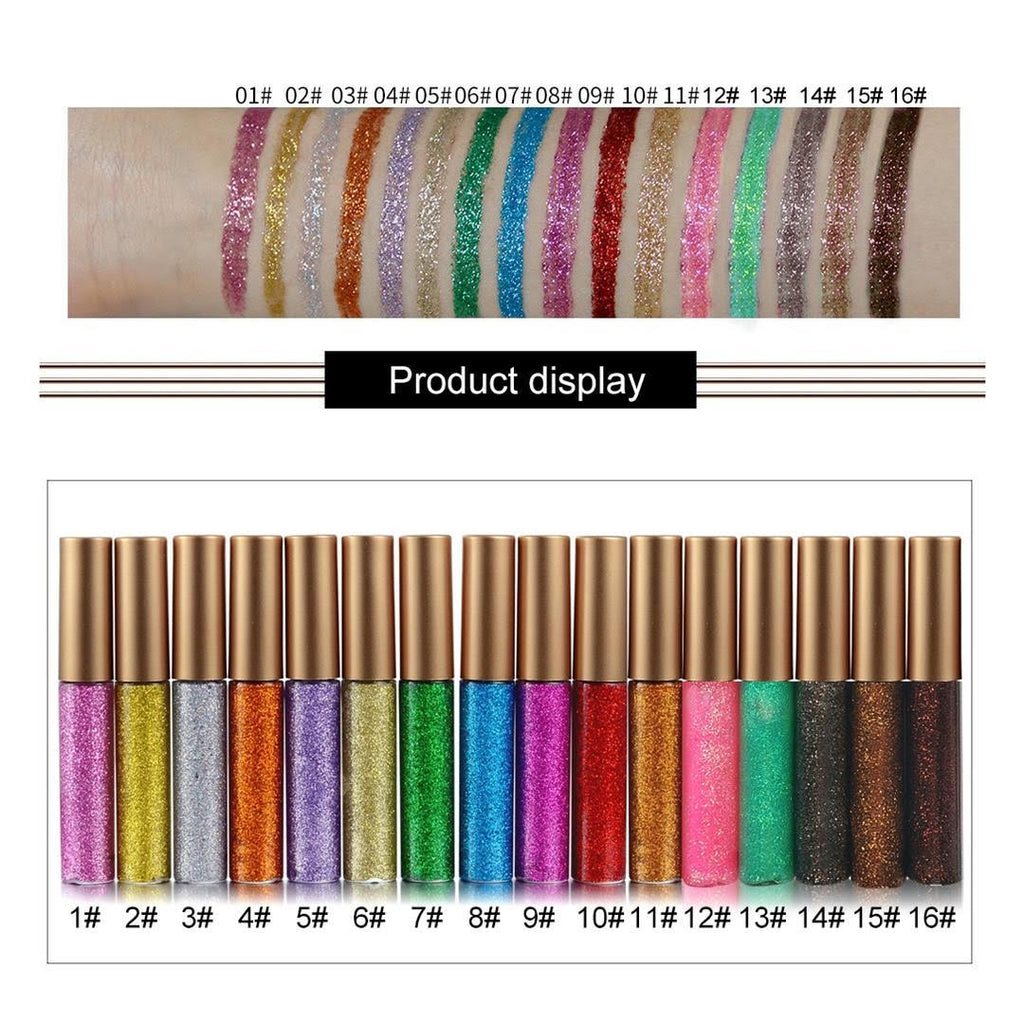 Gluten-Free Glitter Eyeliner – Nut-Free, Vegan & Long-Wearing Shimmer