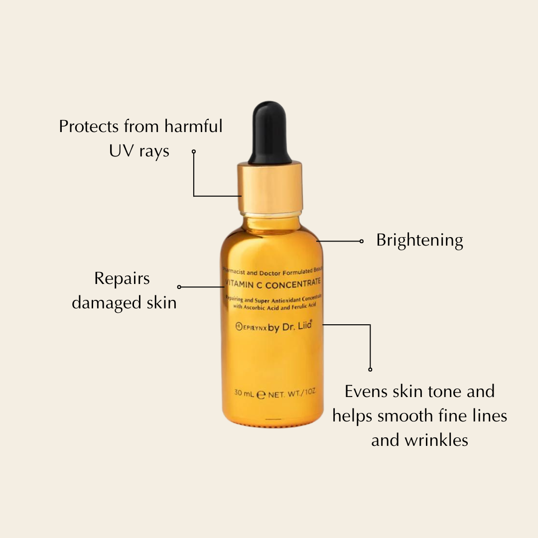 Gluten-Free Vitamin C Serum for Sensitive & Dry Skin – Nut-Free, Vegan & Brightening