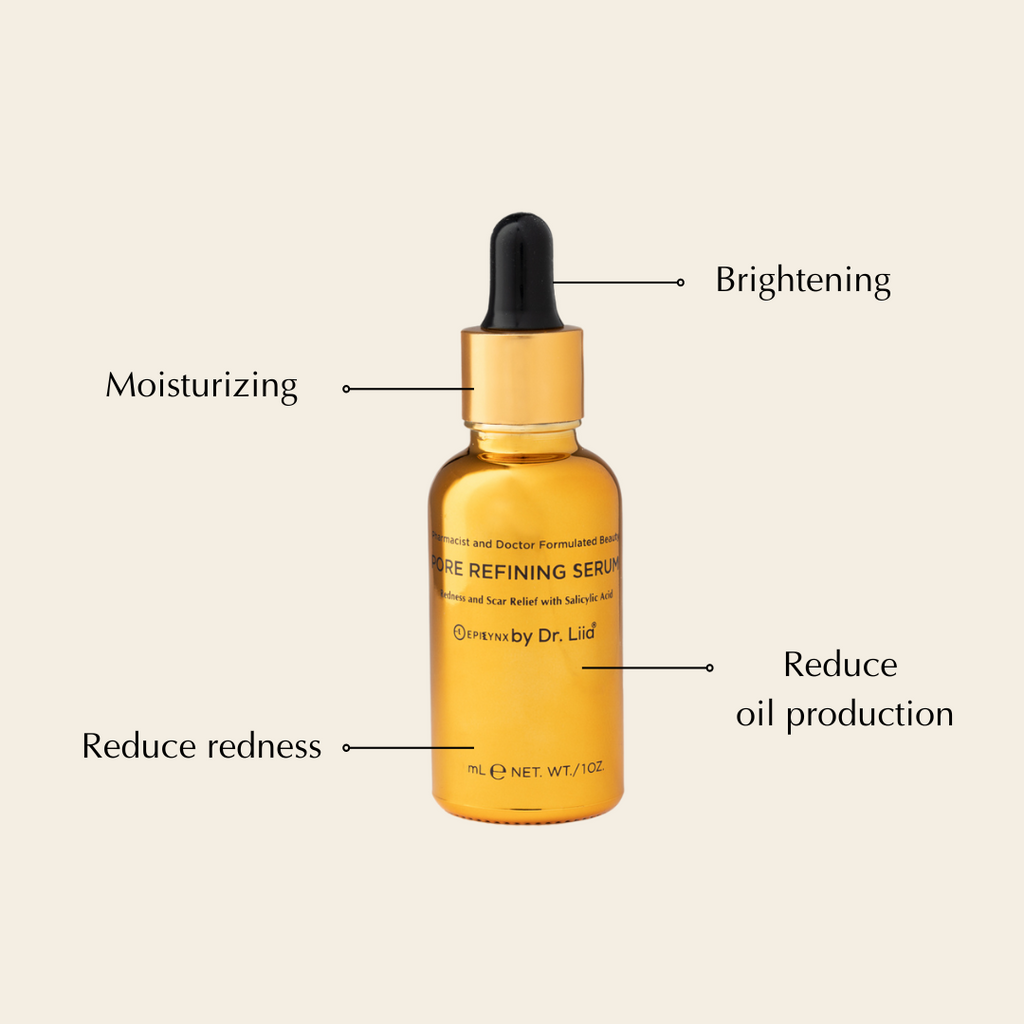 Gluten-Free Pore Refining Serum – Nut-Free, Vegan Redness Relief & Brightening