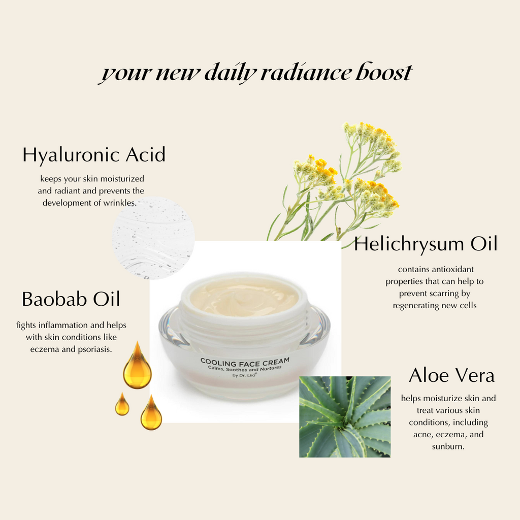 Gluten-Free Cooling Face Elixir – Nut-Free, Vegan Redness Relief & Dewy Hydration