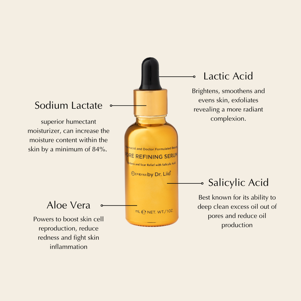 Gluten-Free Pore Refining Serum – Nut-Free, Vegan Redness Relief & Brightening