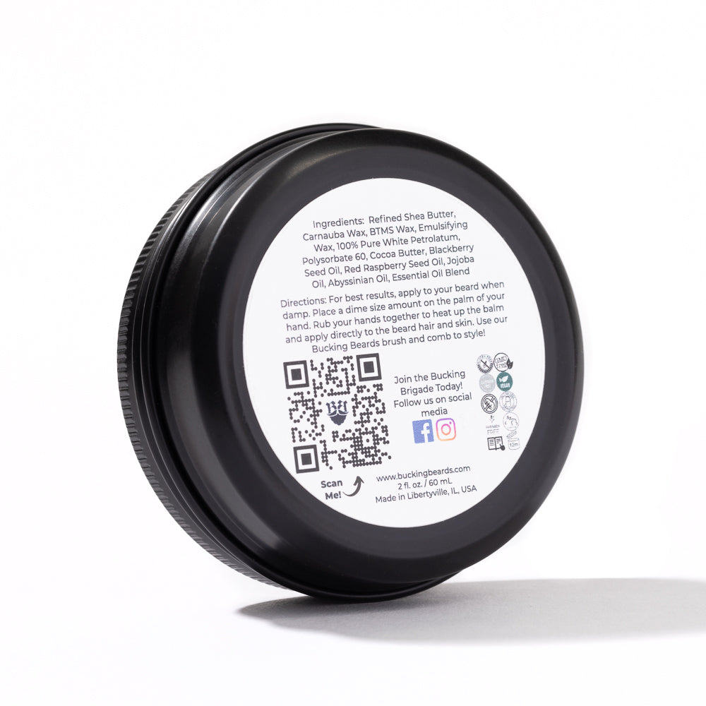 Gluten-Free Beard Balm for Sensitive Skin – Nut-Free, Vegan, Conditioning & Softening