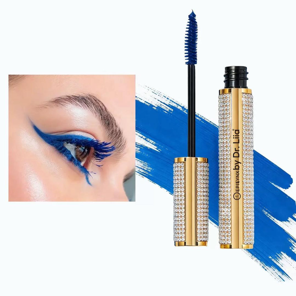 Gluten-Free Mascara, Black & Blue – Nut-Free, Vegan Mega Volume for Sensitive Eyes