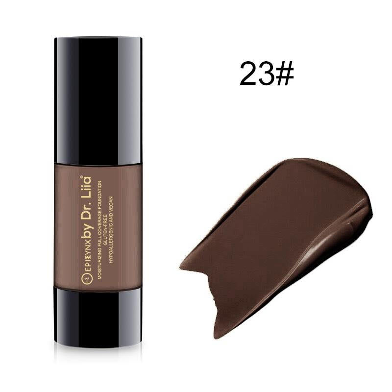 Gluten-Free Full-Coverage Foundation SPF 15 – Nut-Free, Vegan & Hydrating Dewy Finish