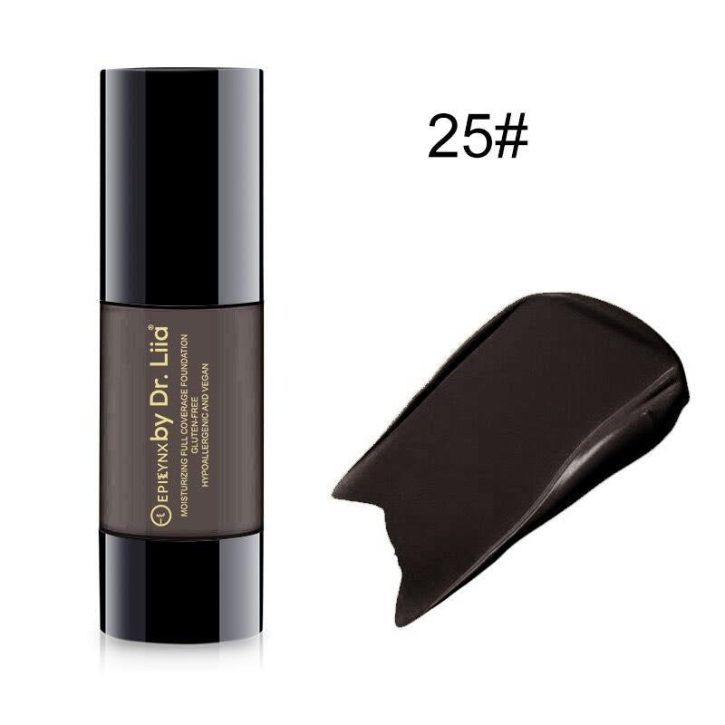 Gluten-Free Full-Coverage Foundation SPF 15 – Nut-Free, Vegan & Hydrating Dewy Finish