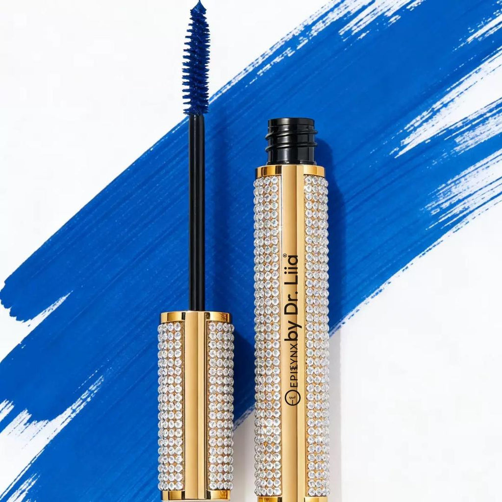 Gluten-Free Mascara, Black & Blue – Nut-Free, Vegan Mega Volume for Sensitive Eyes