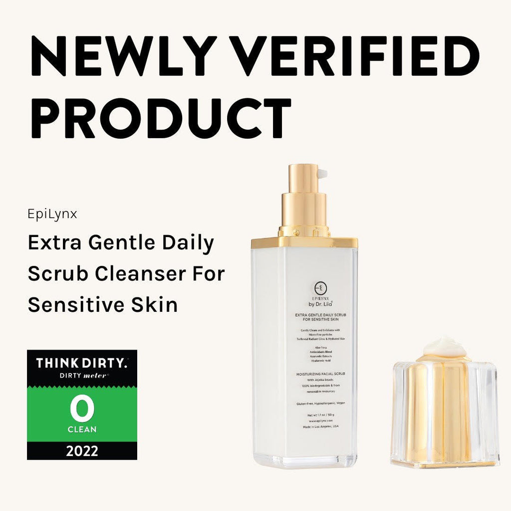 Gluten-Free Exfoliating Face Scrub – Nut-Free, Vegan, with Hyaluronic Acid & Jojoba Beads