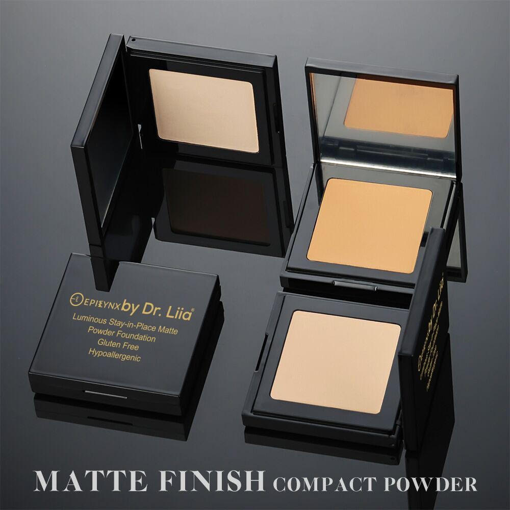 Gluten-Free Powder Foundation – Nut-Free, Vegan Luminous Matte Finish