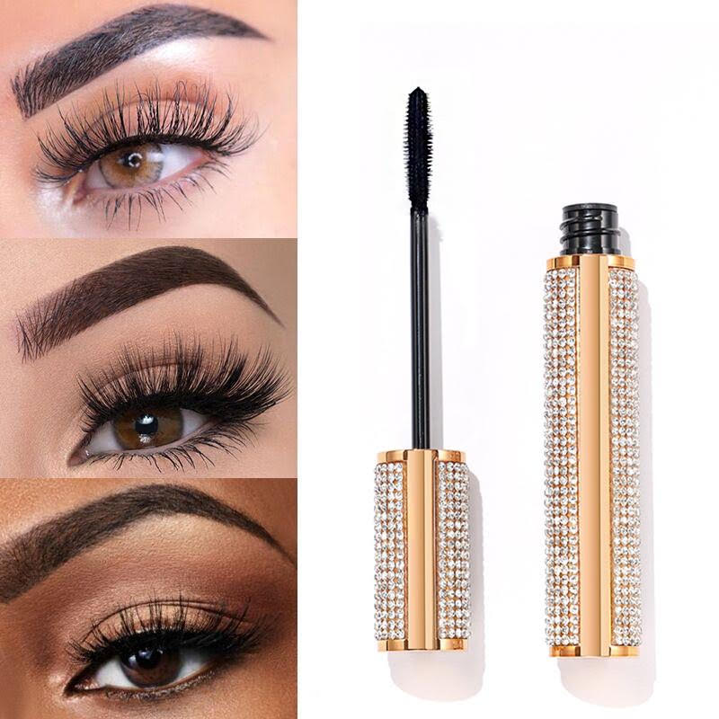 Gluten-Free Mascara, Black & Blue – Nut-Free, Vegan Mega Volume for Sensitive Eyes