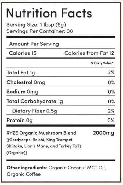 RYZE Mushroom Coffee – Premium Organic Mushroom Coffee Blend with Adaptogens for Focus, Energy & Immunity