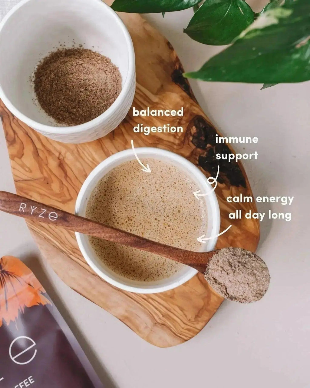 RYZE Mushroom Coffee – Premium Organic Mushroom Coffee Blend with Adaptogens for Focus, Energy & Immunity