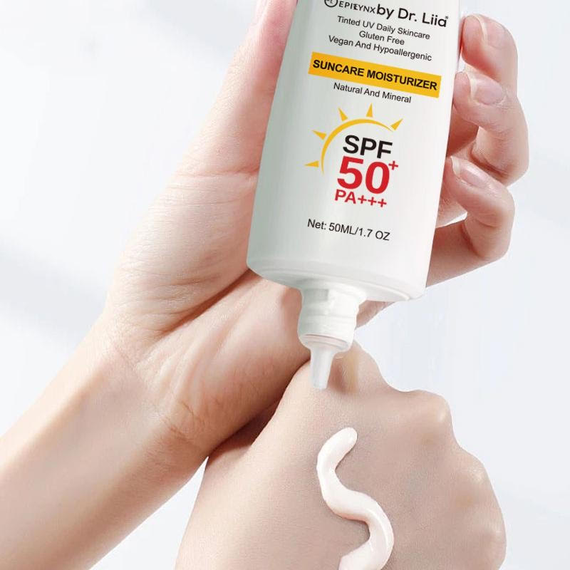 Gluten-Free Mineral SPF 50 Moisturizer – Nut-Free, Vegan & Hydrating for Sensitive Skin