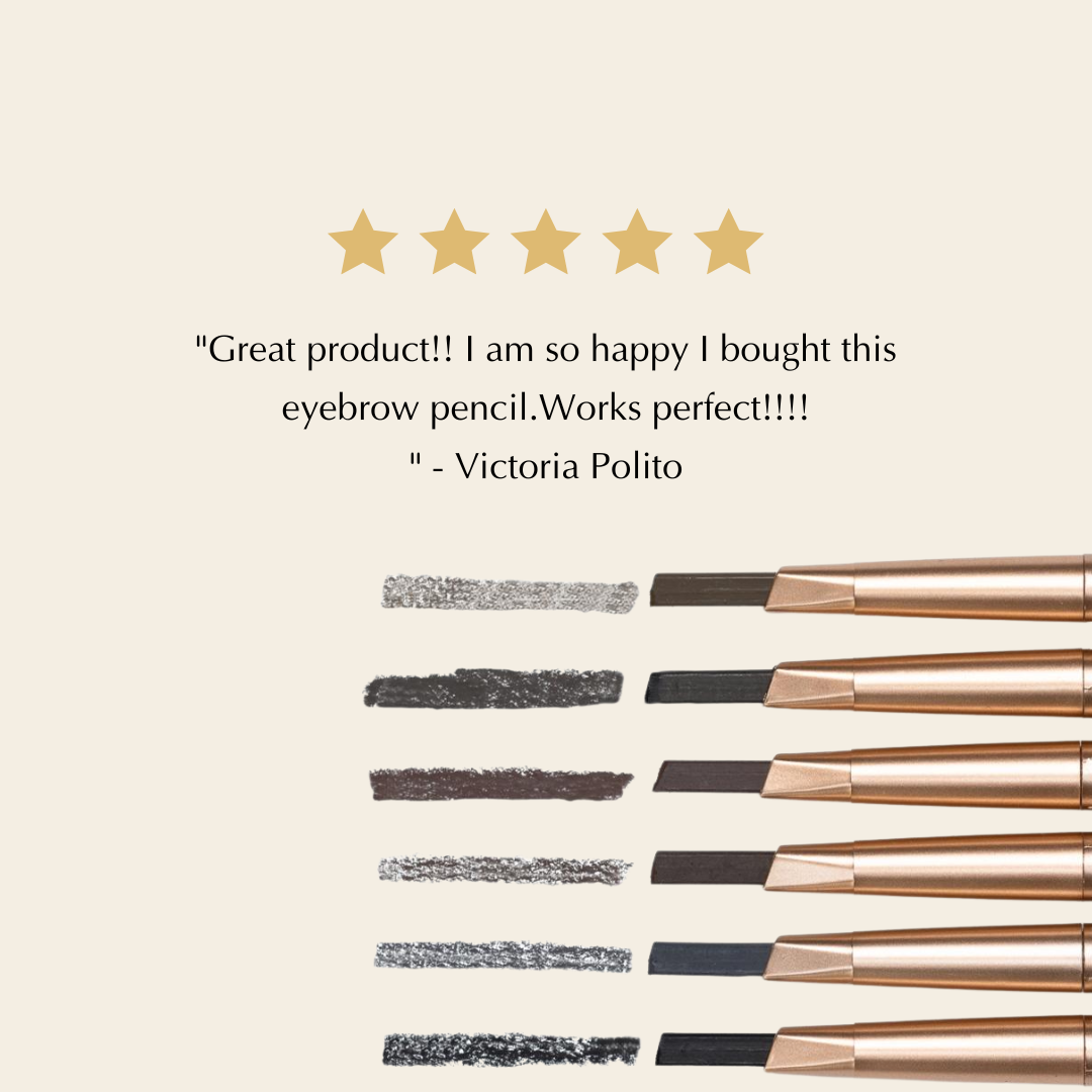 Gluten-Free Eyebrow Pencil – Nut-Free, Vegan & Blendable for Precise Brows