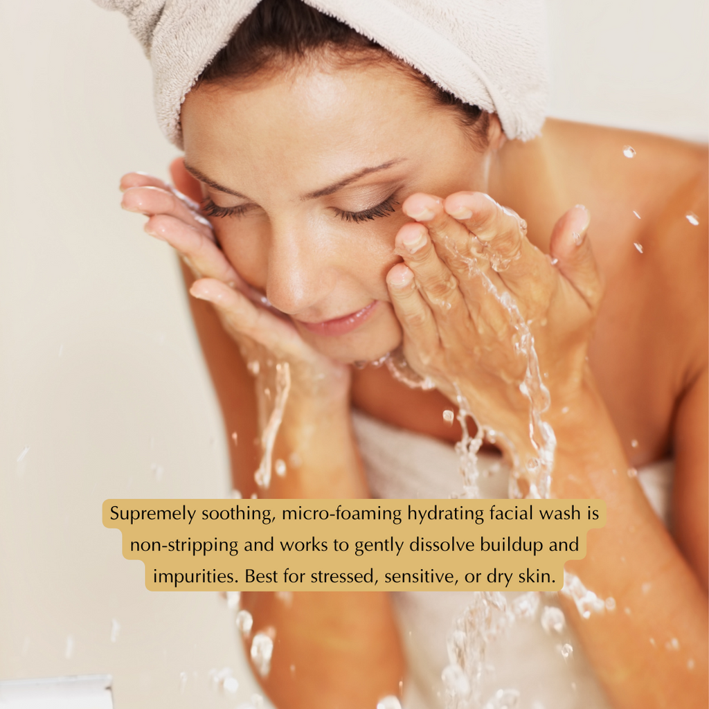 Gluten-Free Face Cleanser – Nut-Free, Vegan Hydrating Wash with Aloe & Cucumber